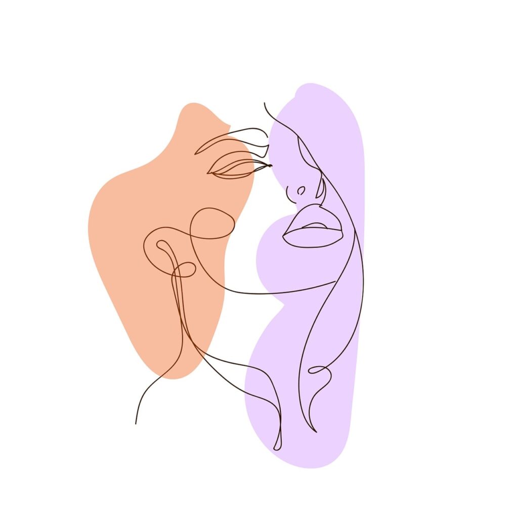 Services line, abstract, art, boho, bohemian, woman, minimalism, face, beauty, drawing, stylized, modern, stroke, contour, simple, geometric, shape, pastel, simplicity, outline